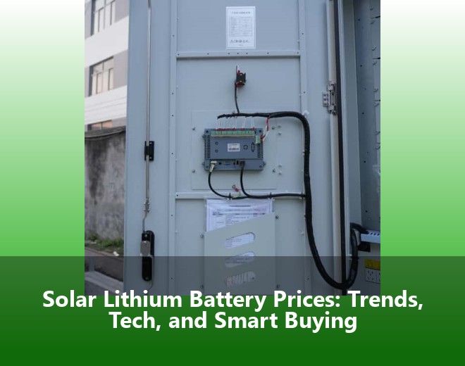 Solar Lithium Battery Prices: Trends, Tech, and Smart Buying